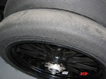 Image of Chaz's front tyre