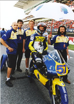 Image of Chaz and team on the grid