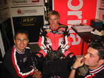 Image of Chaz and the Aprilia Germany team