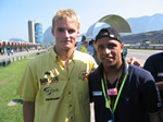 Image of Chaz with Roberto Carlos